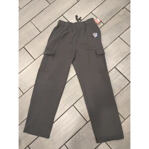 Simply For Sports Mens Cargo Sweatpants Medium Grey Drawstring Pockets Joggers